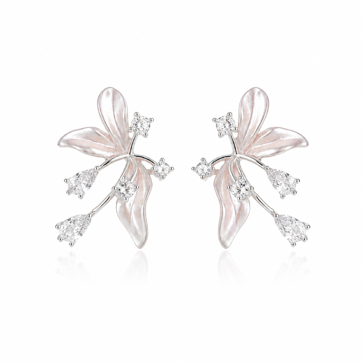 Petal Wing Stud Earrings