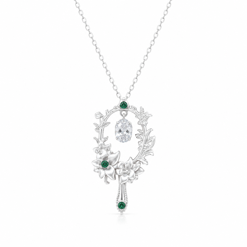 Botanical Bloom Wreath Necklace