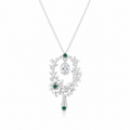 Botanical Bloom Wreath Necklace