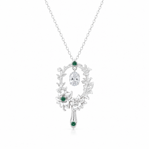 Botanical Bloom Wreath Necklace