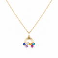 Aurora Rainbow Arc Necklace