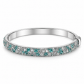 Paraiba Ice Pavé Bangle