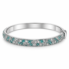 Paraiba Ice Pavé Bangle