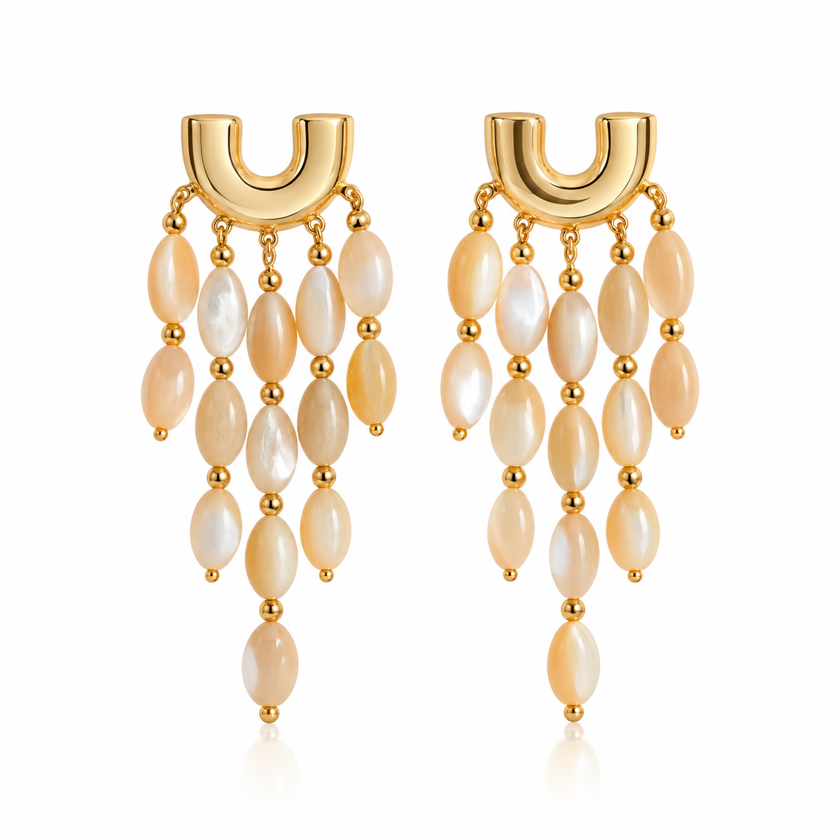 Nacre Fringe Earrings