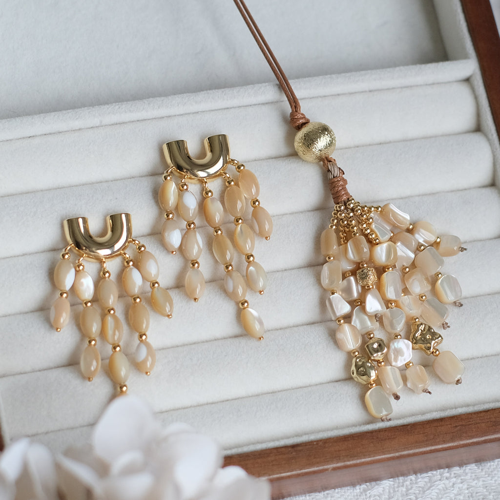 Nacre Fringe Earrings