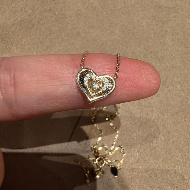 Starlit Double Heart Necklace