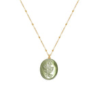 Blooming Tulip Shell Necklace