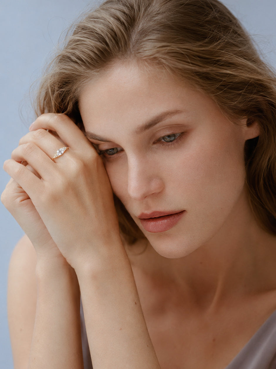 Celeste Marquise Solitaire Ring