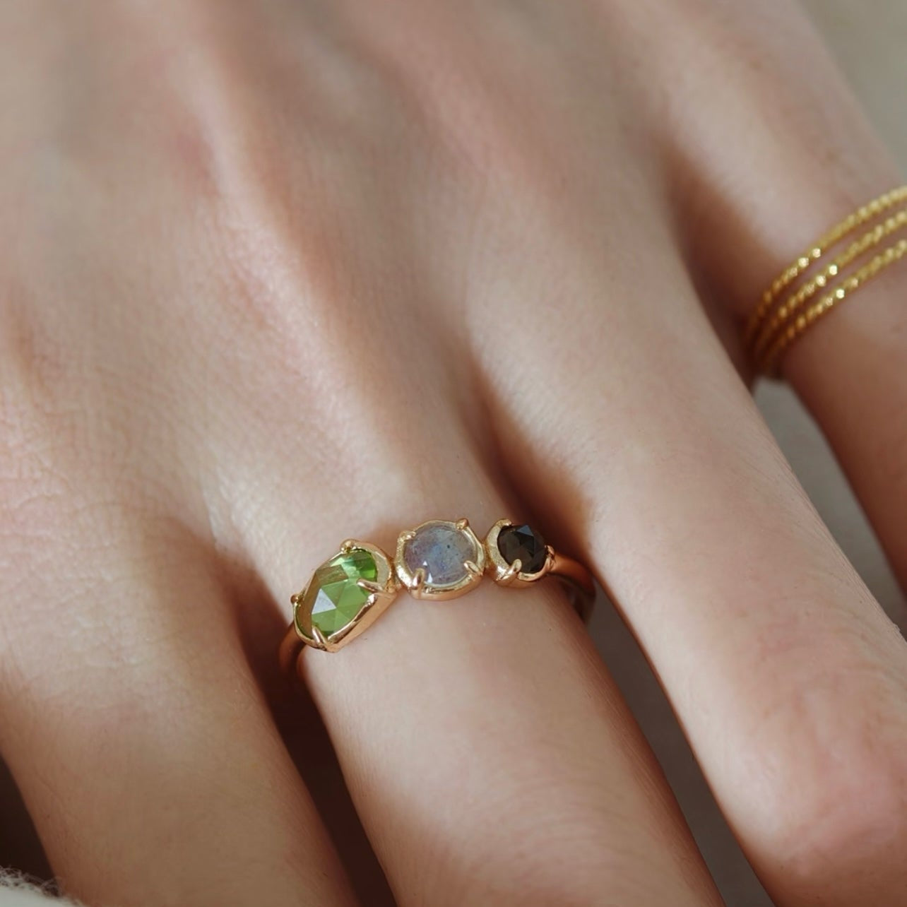 Forest Muse Trio Ring