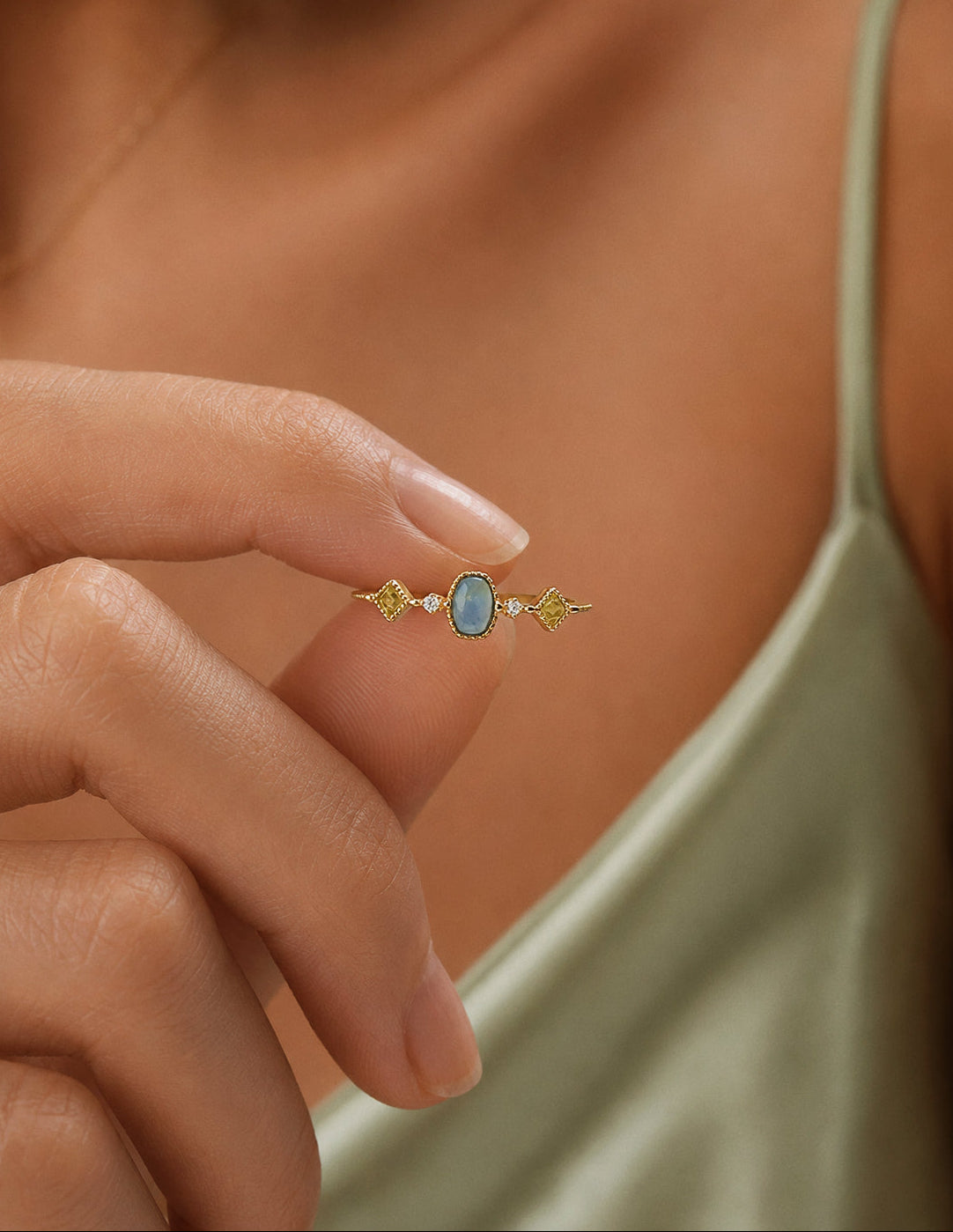 Riviera Aquamarine Ring