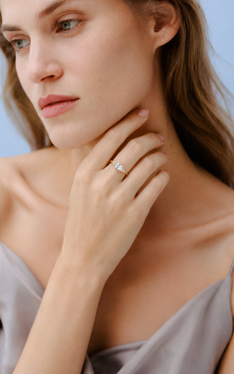 Celeste Marquise Solitaire Ring