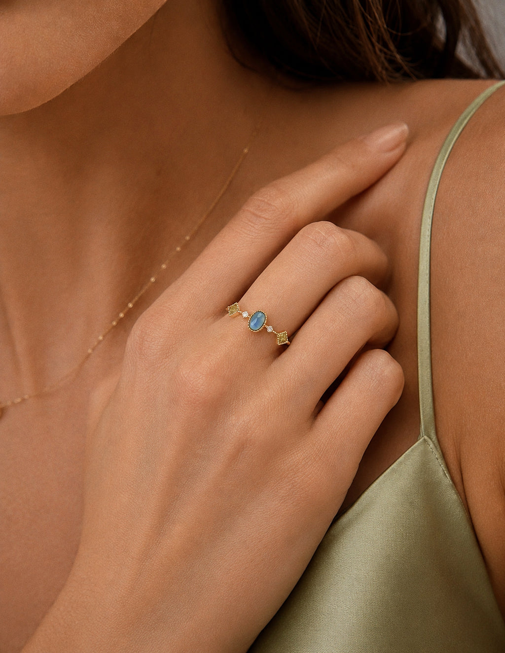 Riviera Aquamarine Ring